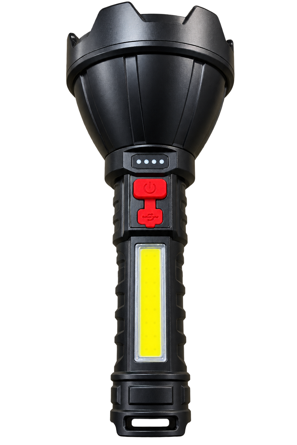 Lanternă LED Reîncărcabilă ZJ-05 cu USB și Lumină Laterală COB