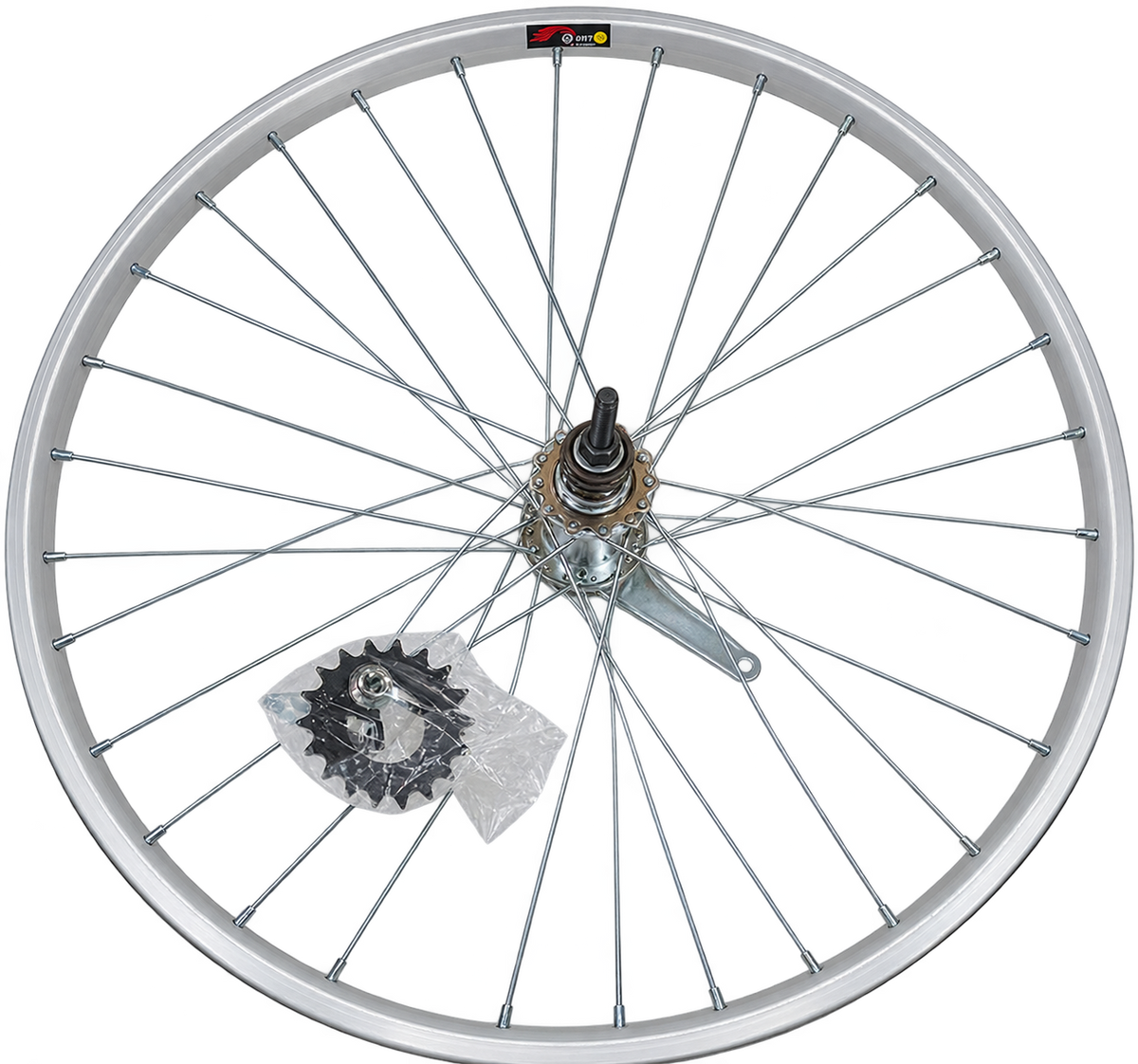 Roată Spate Bicicletă Cu Butuc 28 x 1.5–1.75, Aluminiu, 36 Spițe
