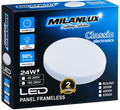 Plafonieră LED Rotundă Milanlux 24W – Panel Frameless
