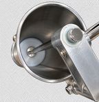 Mașină Verticală Manuală de Umplut Cârnați Vanessa – 3 kg, Inox, Prindere pe Masă