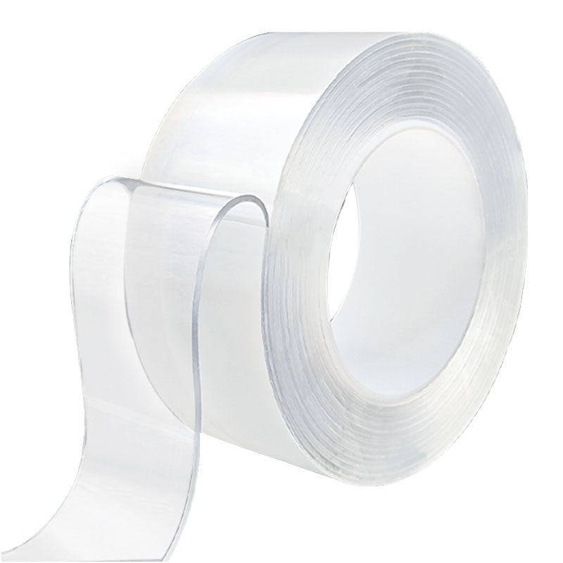 Bandă Dublu Adezivă din Silicon Transparentă – Reutilizabilă, Lavabilă și Multifuncțională
