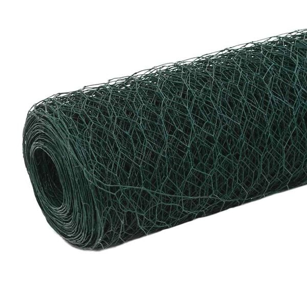 Plasă Rabitz Verde 10 m – Plasă Metalică Zincată și Plastifiată pentru Împrejmuiri și Grădină