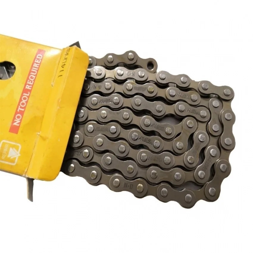 Lanț Bicicletă Maya M410 1/2 × 1/8 – 114 Zale, pentru Single Speed