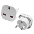 Adaptor Priză Anglia (UK) la Priză Europeană (EU) Gelux
