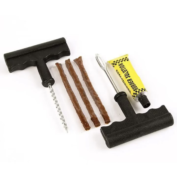 Set Vulcanizare pentru Anvelope – Kit Reparație Pană Roți Auto, Moto și Bicicletă