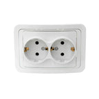 Set 8 Prize Duble ST GELUX – Încastrate, 16A, 250V pentru Instalații Electrice Interioare