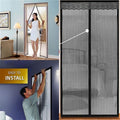 Perdea Magnetică Anti-Muște 100 × 210 cm – Plasă pentru Ușă cu Închidere Automată