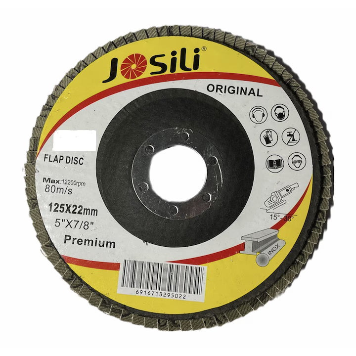 Disc Lamelar (cu Aripi) 125 x 22.23 mm – Pentru Șlefuire și Finisare Metal și Lemn
