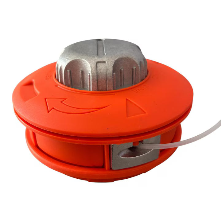 Cap Garden Mic 4777 – Tambur Motocoasă Semi-Automat, M10 × 1,25, Ø11,5 cm, Buton din Aluminiu