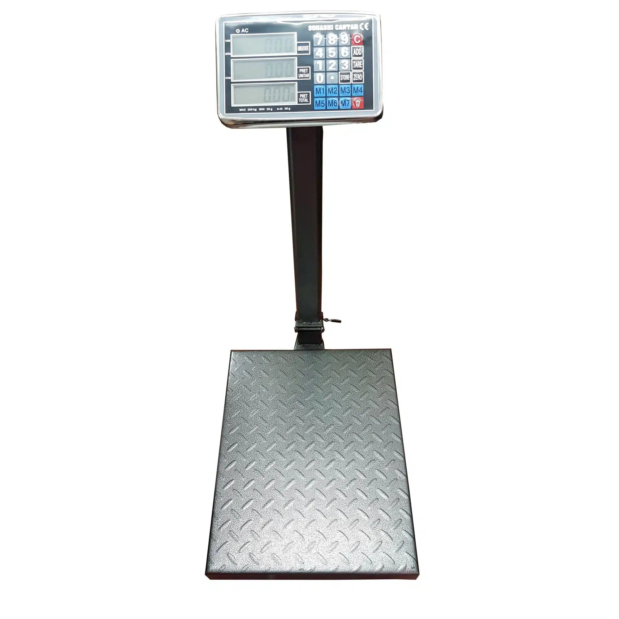 Cântar Electronic 300 kg cu Braț și Afișaj Digital