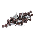 Șuruburi Autoforante cu Șaibă EPDM 4,8 x 19 mm, Maro RAL 8017 – 250 Bucăți