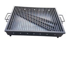 Grătar de Curte Mic 41,5 × 31,5 cm – Metalic, Culoare Negru