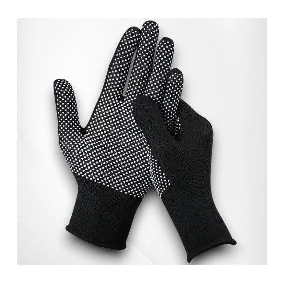 Set 12 Perechi Mănuși de Protecție cu Buline PVC Antiderapante – Confort și Aderență Ridicată