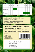 Semințe Varză de Toamnă De Buzău Semagro – 2 g