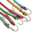 Set 10 Elastice pentru Bicicletă și Bagaje cu Cârlige Metalice – Corzi Elastice de Fixare