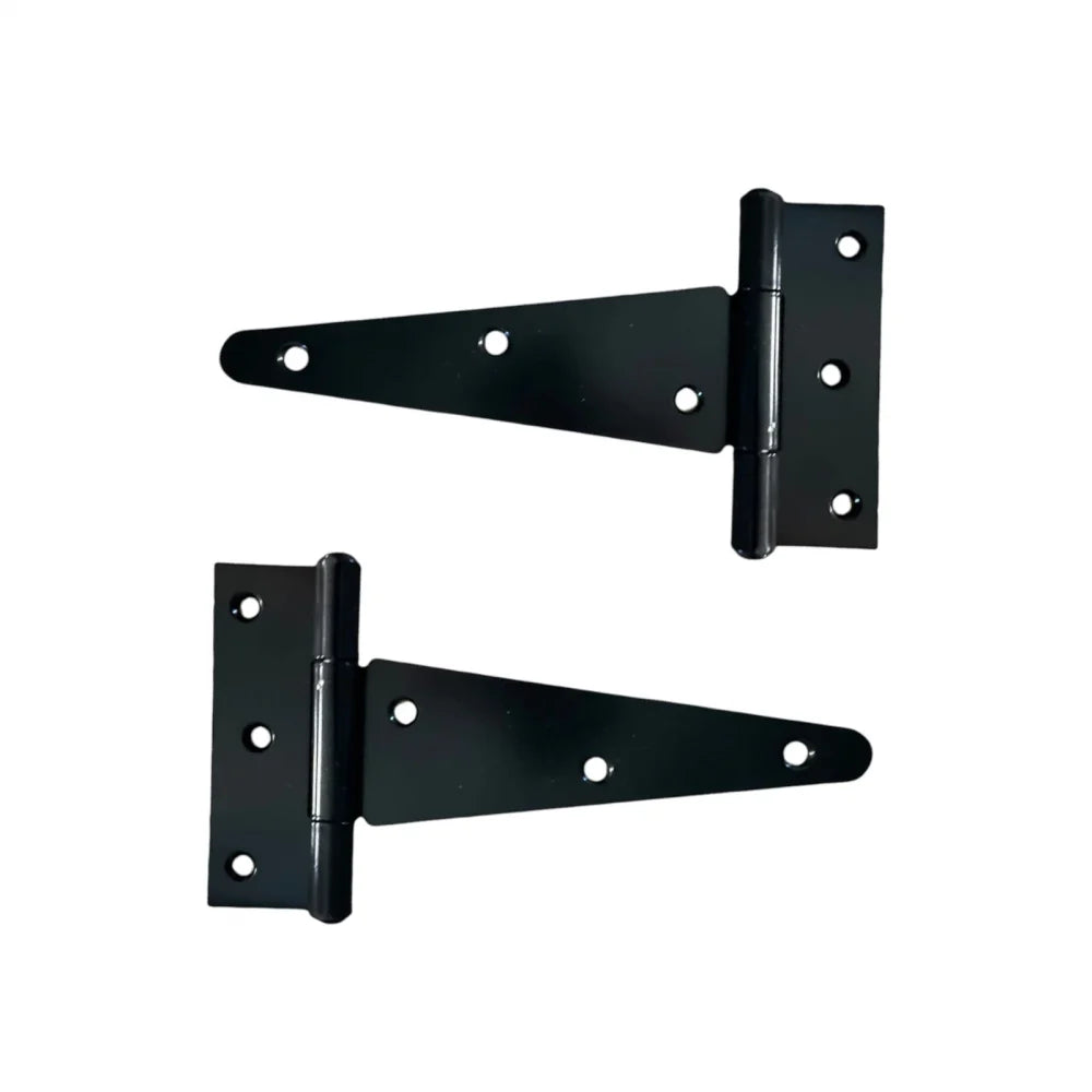 Set 10 Balamale Tip Pafta Negre 8" (200 mm), din Oțel, pentru Porți, Uși și Obloane