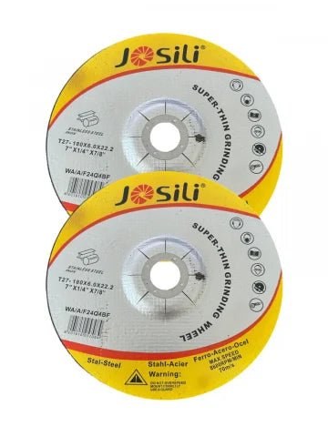 Set 5 Discuri pentru Polizat Metal 180 × 6.0 × 22.2 mm – pentru Polizor Unghiular
