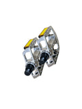 Pedale Aluminiu pentru Bicicletă – Set 2 Bucăți, Antiderapante, cu Reflectorizante