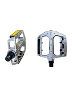 Pedale Aluminiu pentru Bicicletă – Set 2 Bucăți, Antiderapante, cu Reflectorizante