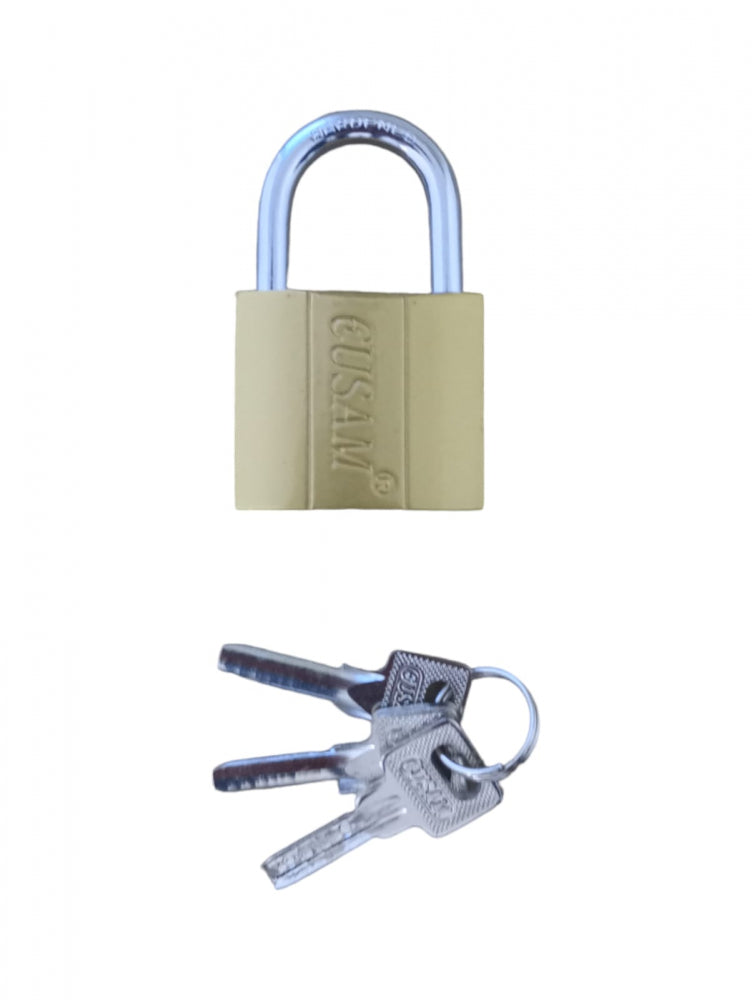 Lacăt 63 mm Gușan – Set 6 Bucăți, Corp Metalic, cu Chei