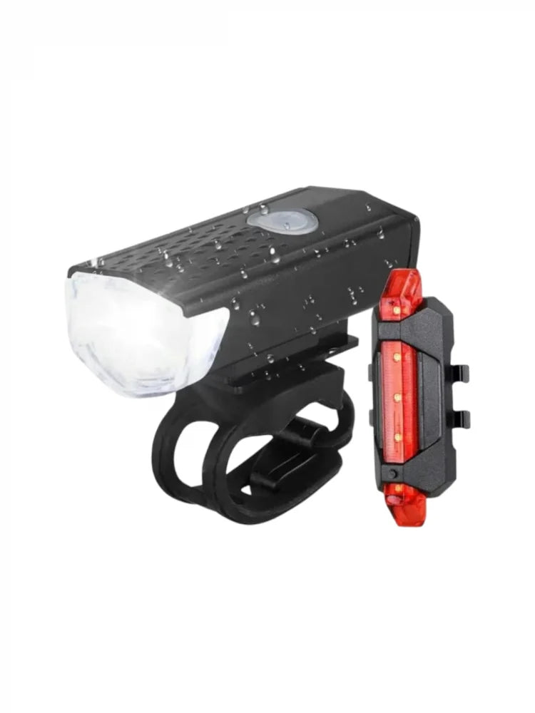 Set Lanternă LED și Stop USB pentru Bicicletă – Reîncărcabile, Rezistente la Apă