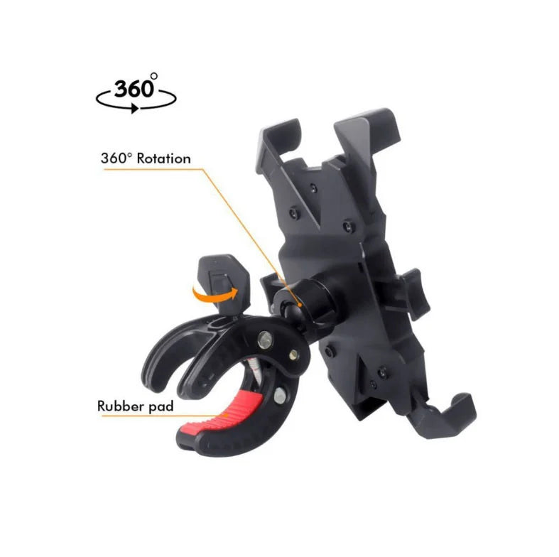 Suport Telefon pentru Bicicletă – Rotire 360°, Prindere Universală pentru Ghidon