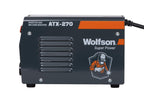 Aparat de Sudură Invertor WOLFSON ATX-270, MMA, 120A, Tehnologie IGBT, Afișaj LCD, Electrozi 1,6–4 mm, Accesorii Incluse