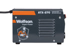 Aparat de Sudură Invertor WOLFSON ATX-270, MMA, 120A, Tehnologie IGBT, Afișaj LCD, Electrozi 1,6–4 mm, Accesorii Incluse